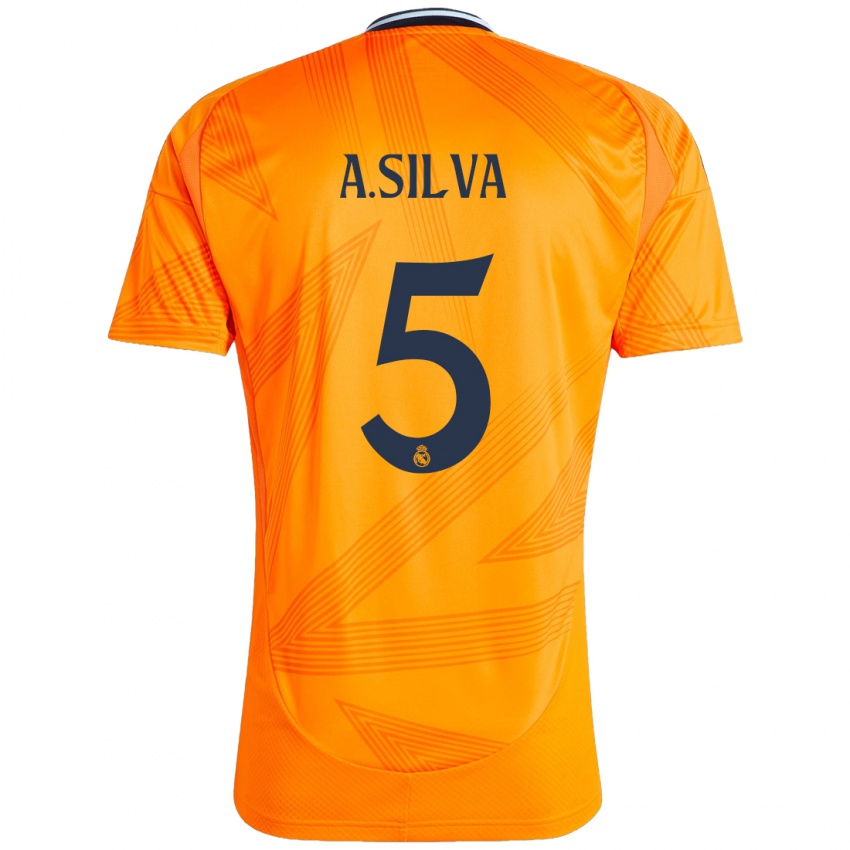 Niño Camiseta Antonia Silva #5 Naranja 2ª Equipación 2024/25 La Camisa