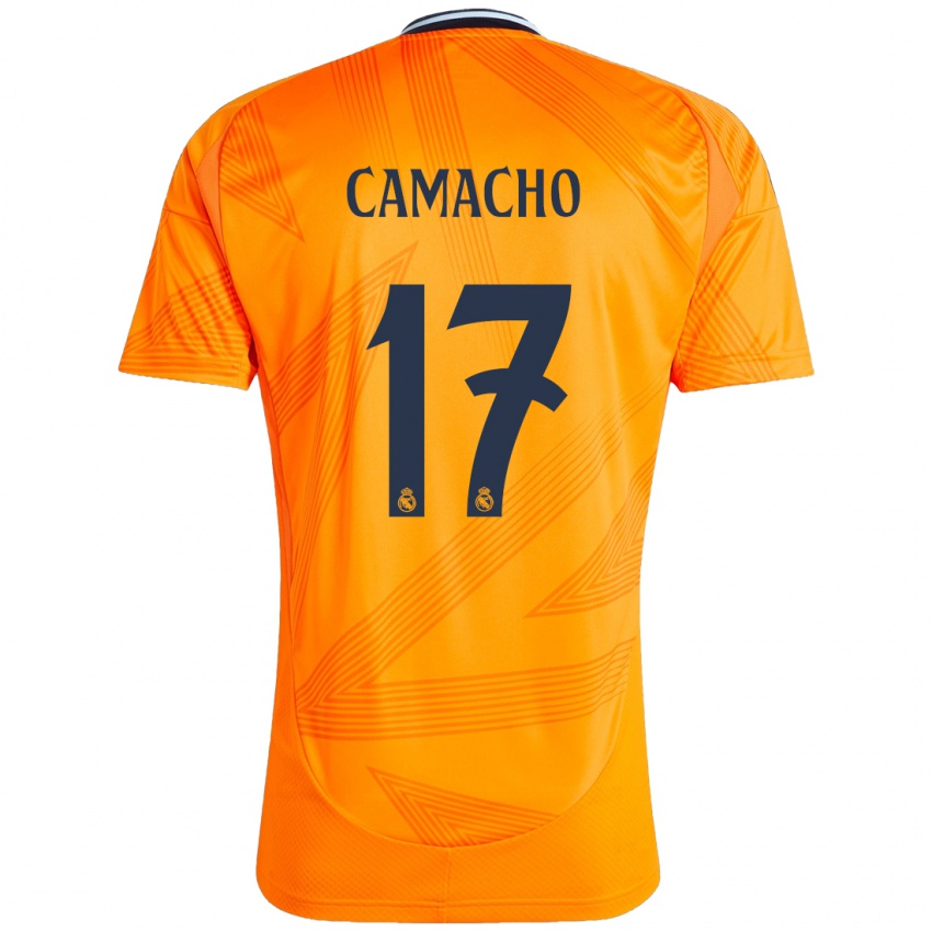 Niño Camiseta Carla Camacho #17 Naranja 2ª Equipación 2024/25 La Camisa