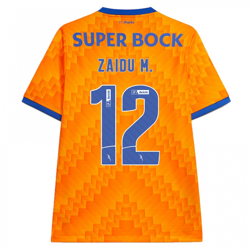 Niño Camiseta Zaidu #12 Naranja 2ª Equipación 2024/25 La Camisa