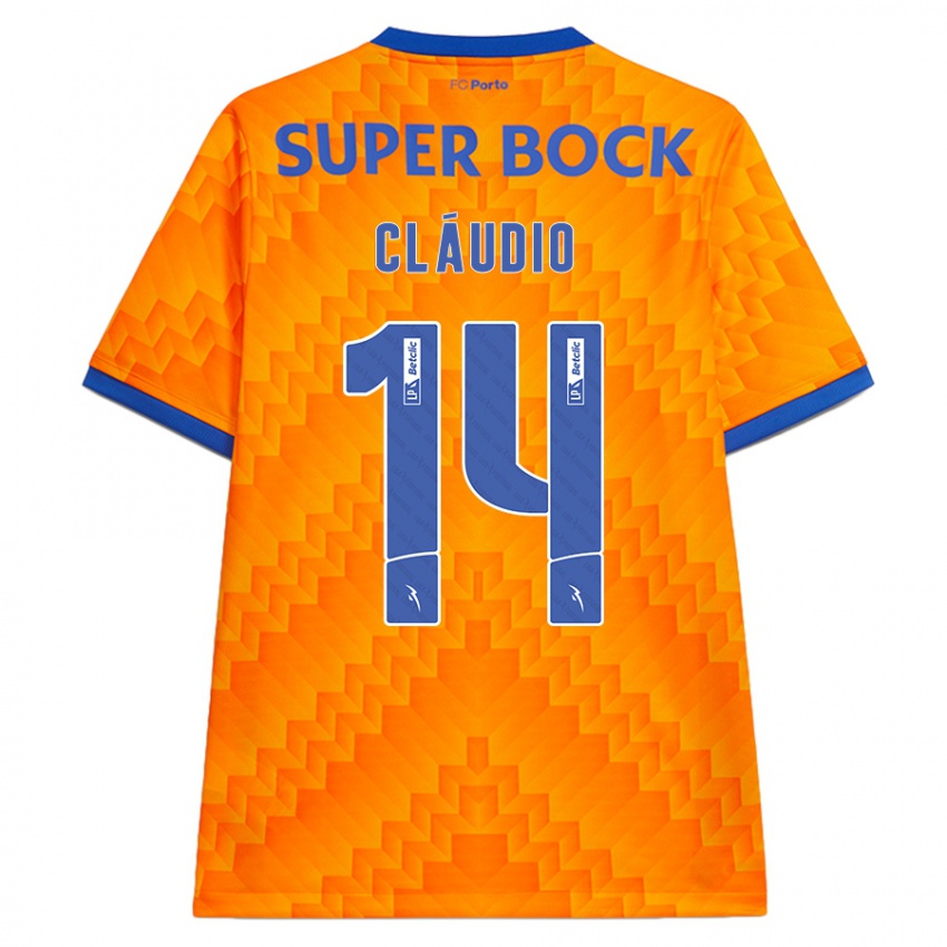 Niño Camiseta Claudio Ramos #14 Naranja 2ª Equipación 2024/25 La Camisa