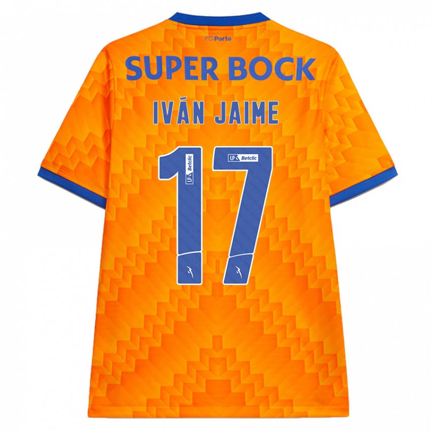 Niño Camiseta Iván Jaime #17 Naranja 2ª Equipación 2024/25 La Camisa