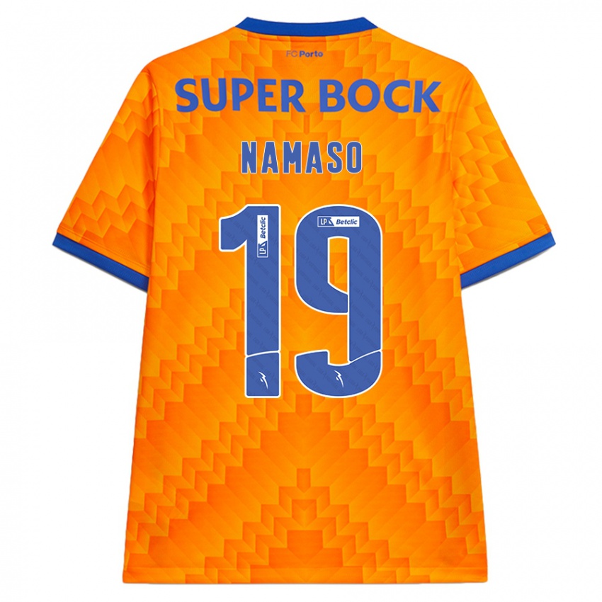 Niño Camiseta Danny Namaso #19 Naranja 2ª Equipación 2024/25 La Camisa