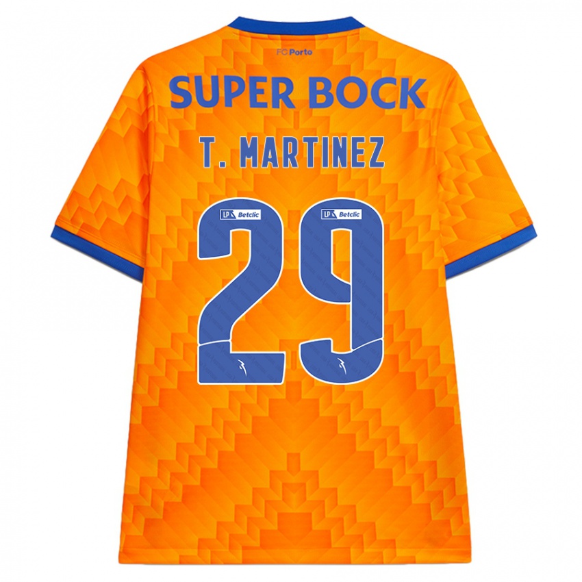 Niño Camiseta Toni Martinez #29 Naranja 2ª Equipación 2024/25 La Camisa