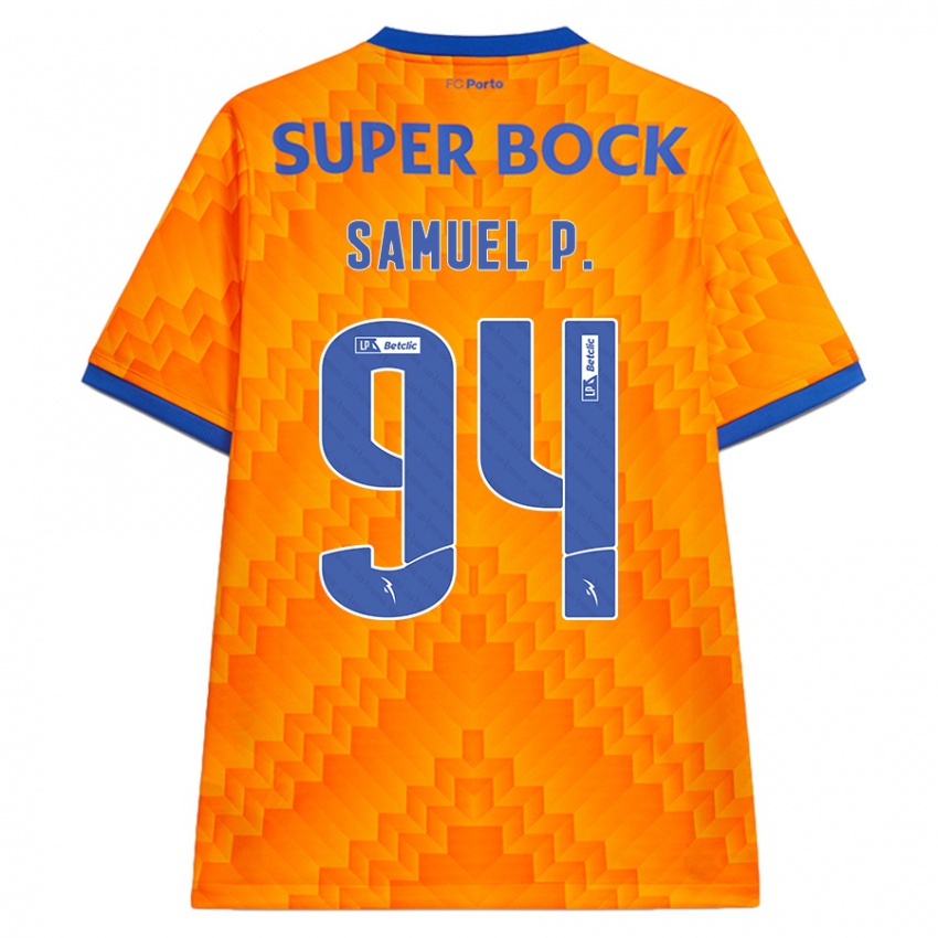 Niño Camiseta Samuel #94 Naranja 2ª Equipación 2024/25 La Camisa