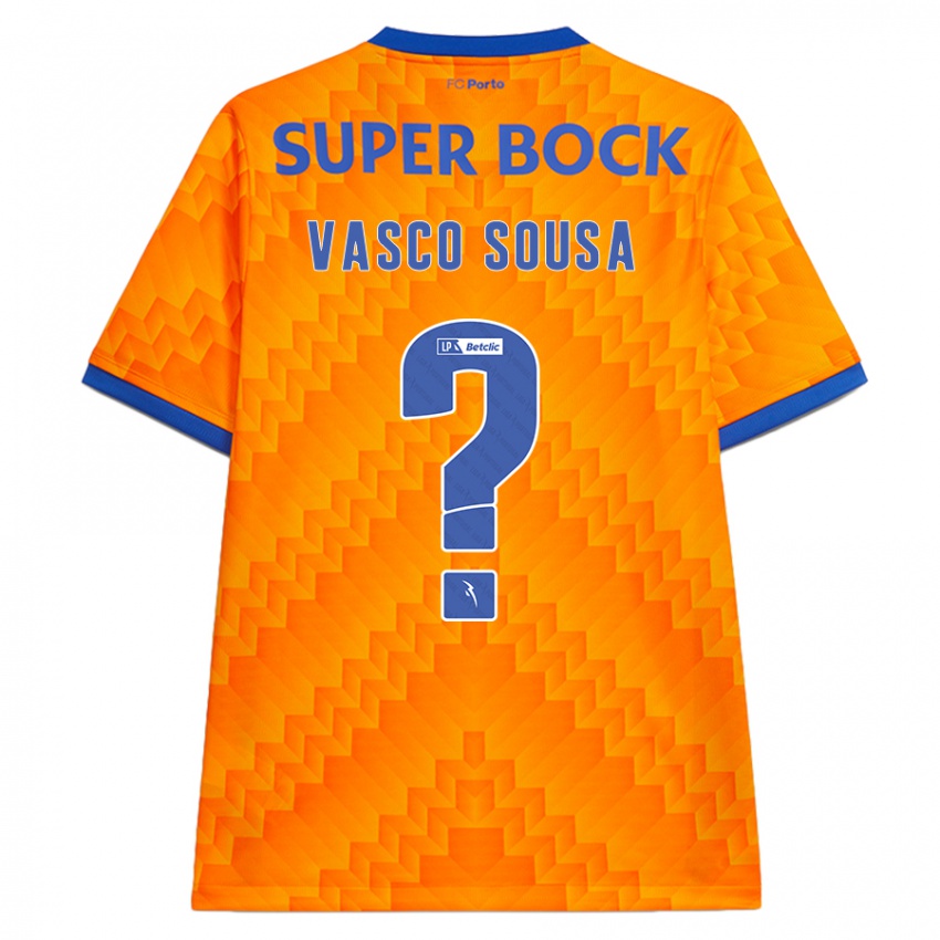 Niño Camiseta Vasco Sousa #0 Naranja 2ª Equipación 2024/25 La Camisa