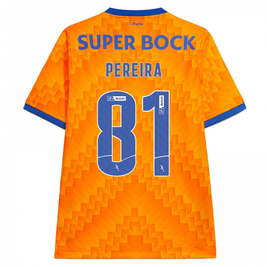 Niño Camiseta Martim Pereira #81 Naranja 2ª Equipación 2024/25 La Camisa