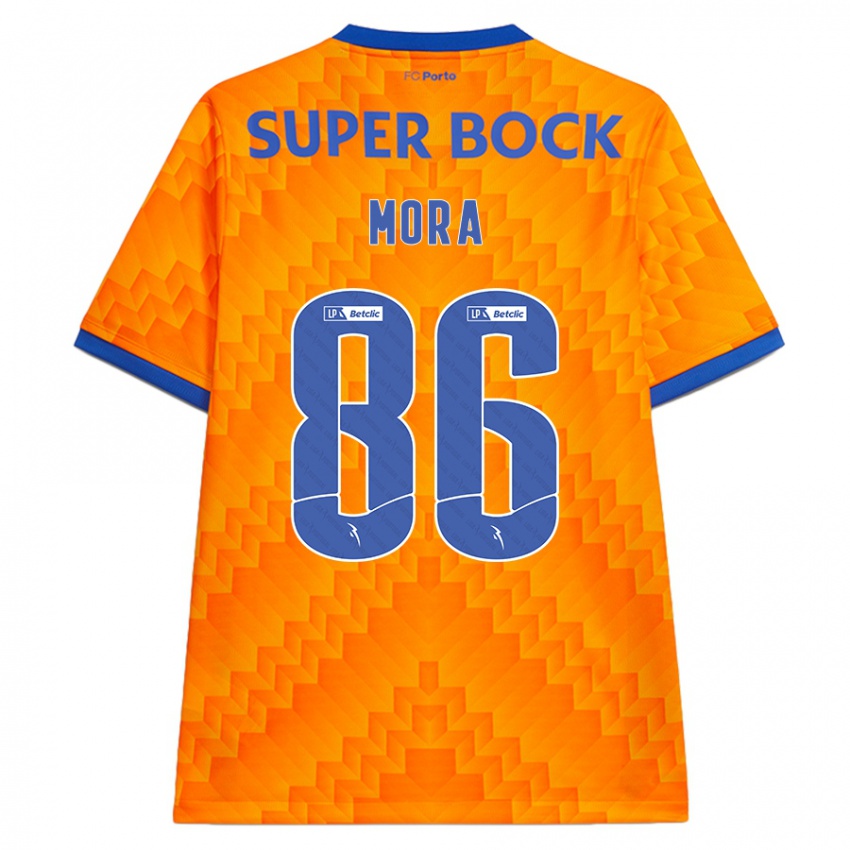 Niño Camiseta Rodrigo Mora #86 Naranja 2ª Equipación 2024/25 La Camisa