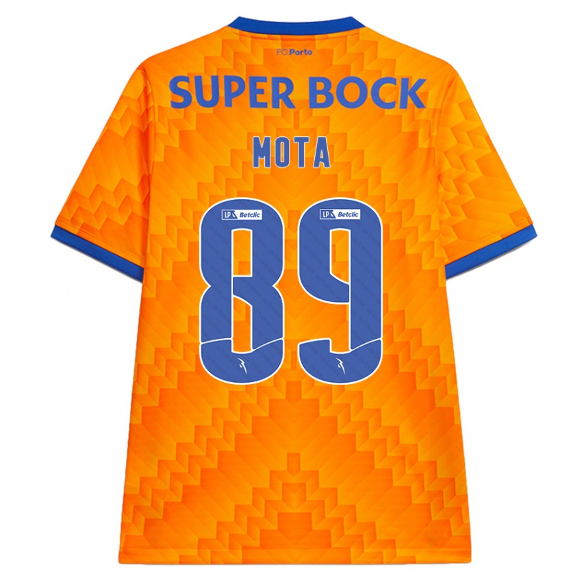 Niño Camiseta Luís Mota #89 Naranja 2ª Equipación 2024/25 La Camisa