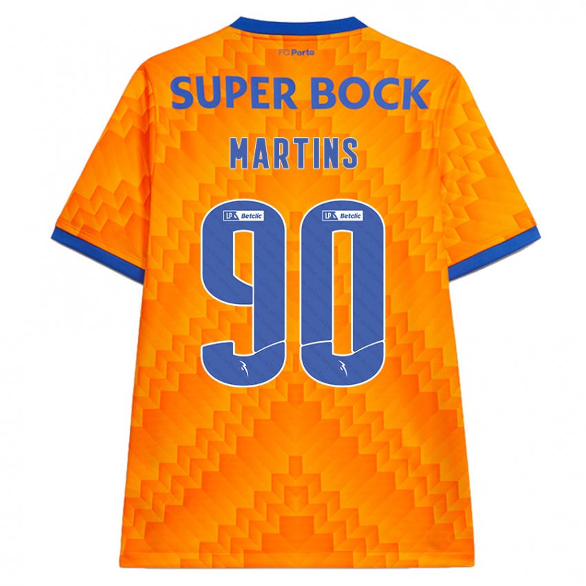 Niño Camiseta Gil Martins #90 Naranja 2ª Equipación 2024/25 La Camisa