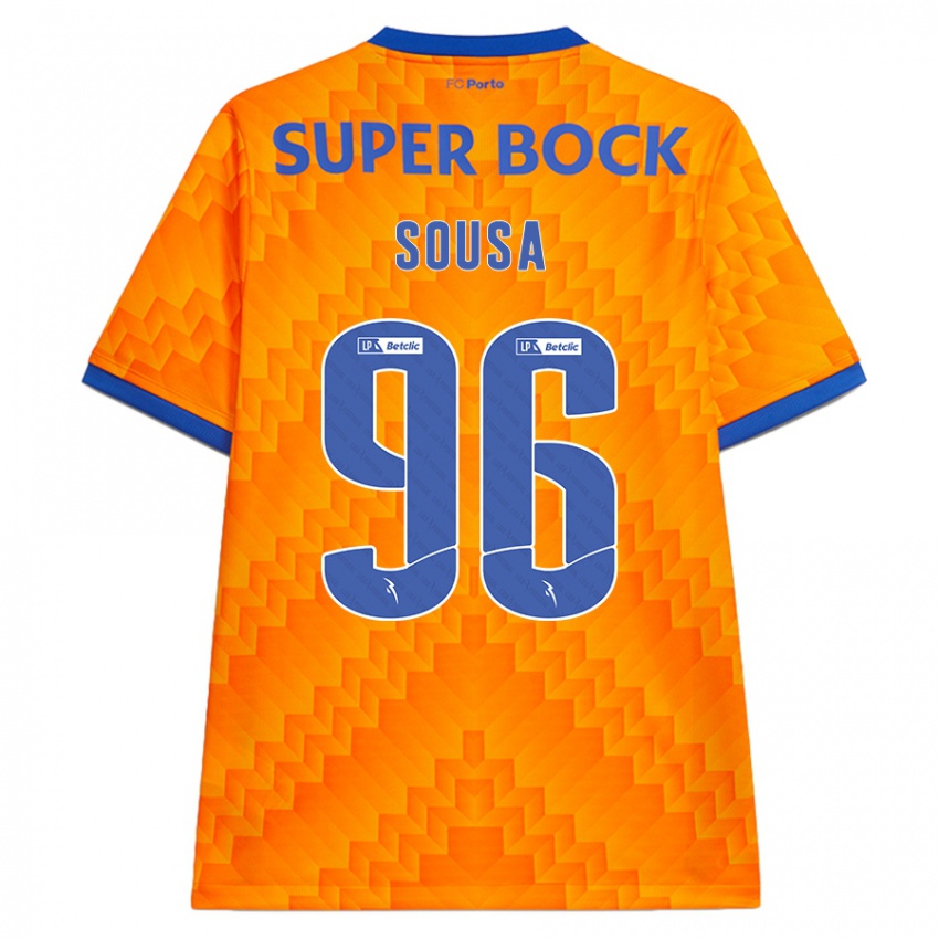 Niño Camiseta Filipe Sousa #96 Naranja 2ª Equipación 2024/25 La Camisa