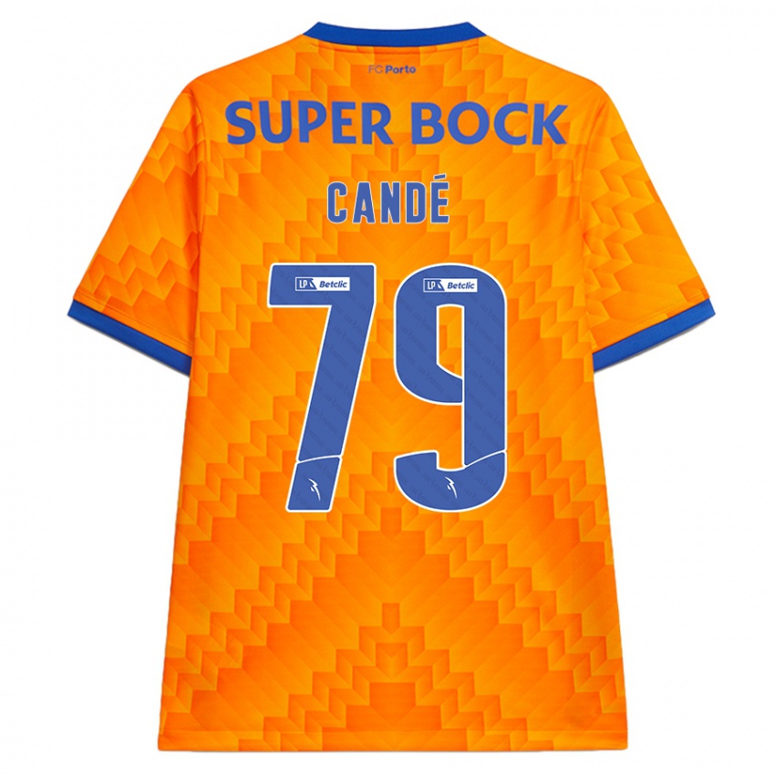 Niño Camiseta Umaro Candé #79 Naranja 2ª Equipación 2024/25 La Camisa