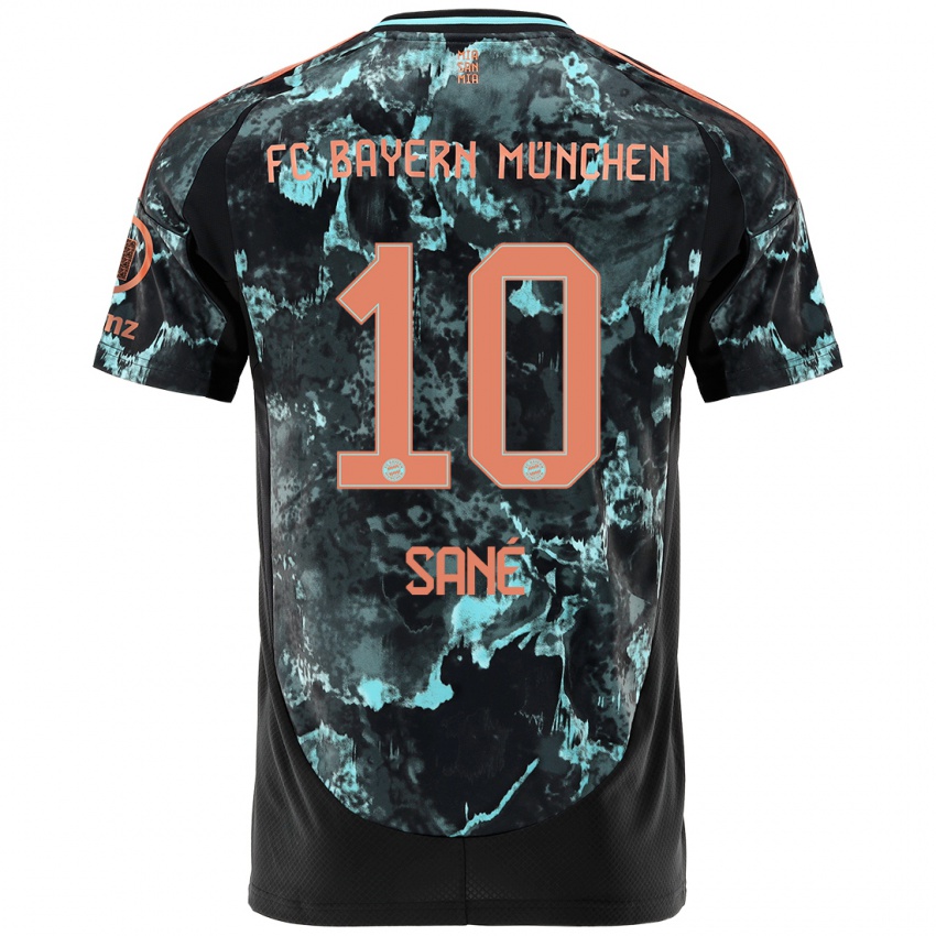 Niño Camiseta Leroy Sane #10 Negro 2ª Equipación 2024/25 La Camisa