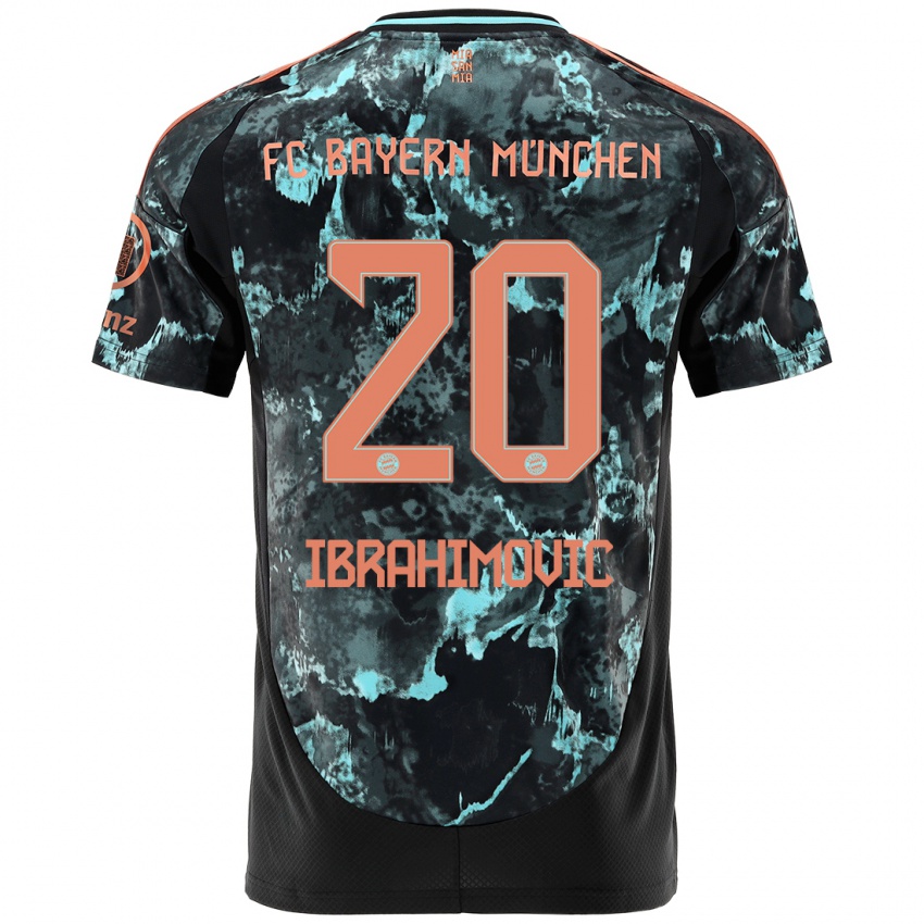 Niño Camiseta Arijon Ibrahimovic #20 Negro 2ª Equipación 2024/25 La Camisa