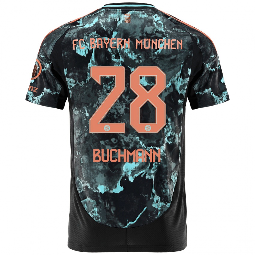 Niño Camiseta Tarek Buchmann #28 Negro 2ª Equipación 2024/25 La Camisa