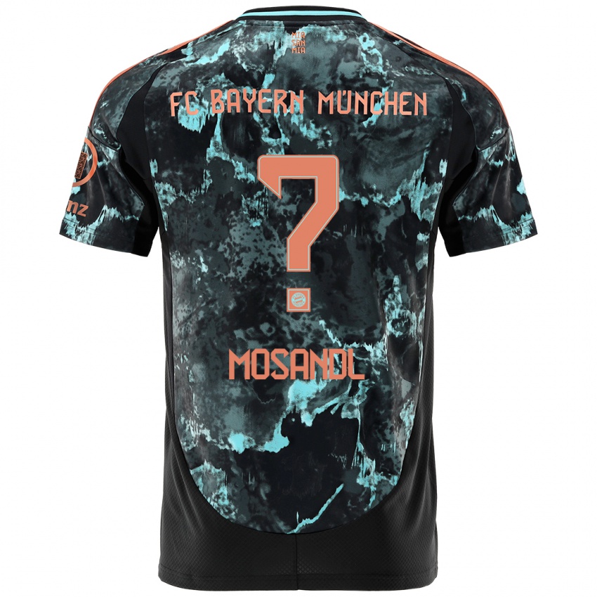 Niño Camiseta Moritz Mosandl #0 Negro 2ª Equipación 2024/25 La Camisa