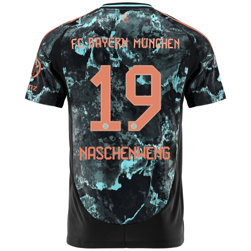 Niño Camiseta Katharina Naschenweng #19 Negro 2ª Equipación 2024/25 La Camisa