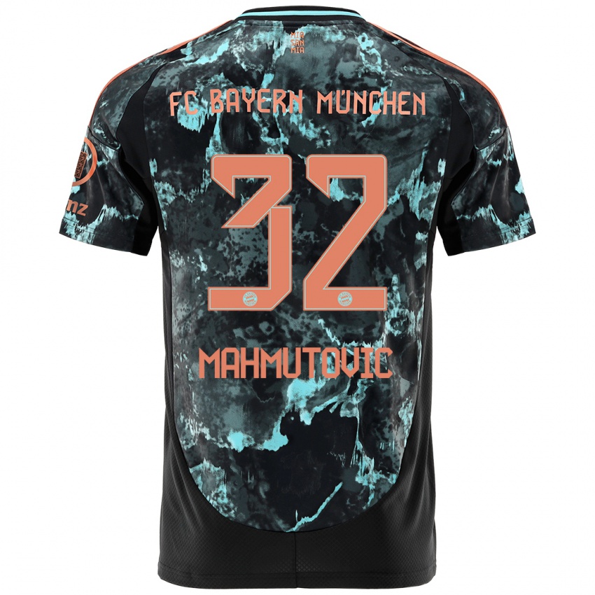 Niño Camiseta Ena Mahmutovic #32 Negro 2ª Equipación 2024/25 La Camisa