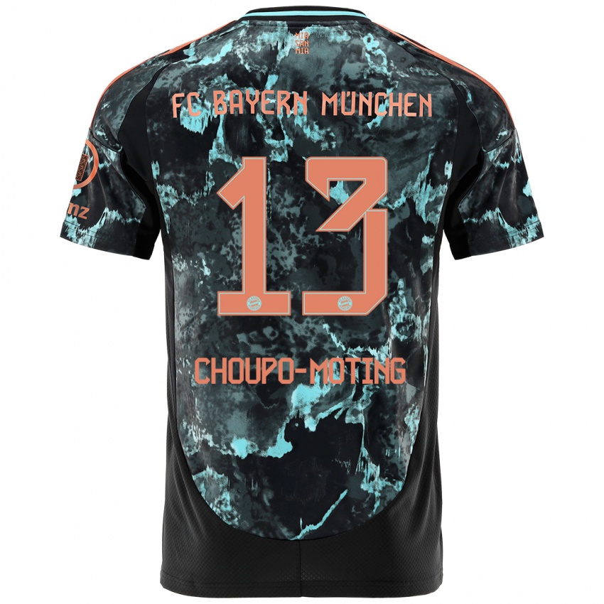 Niño Camiseta Eric Maxim Choupo-Moting #13 Negro 2ª Equipación 2024/25 La Camisa