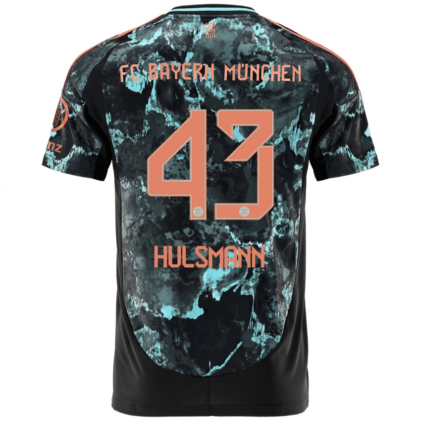 Niño Camiseta Tom Hulsmann #43 Negro 2ª Equipación 2024/25 La Camisa