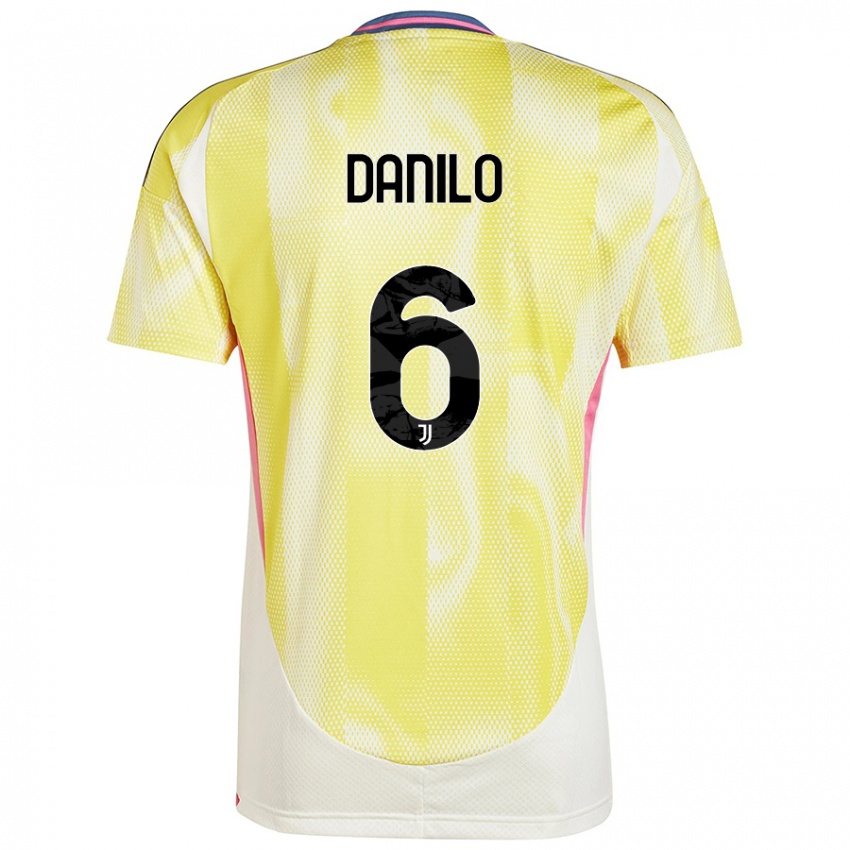 Niño Camiseta Danilo #6 Amarillo Solar 2ª Equipación 2024/25 La Camisa