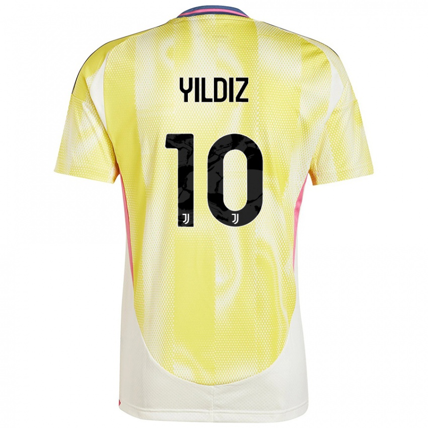 Niño Camiseta Kenan Yildiz #10 Amarillo Solar 2ª Equipación 2024/25 La Camisa