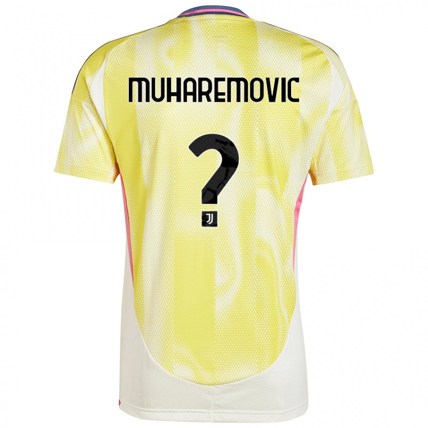 Niño Camiseta Tarik Muharemovic #0 Amarillo Solar 2ª Equipación 2024/25 La Camisa