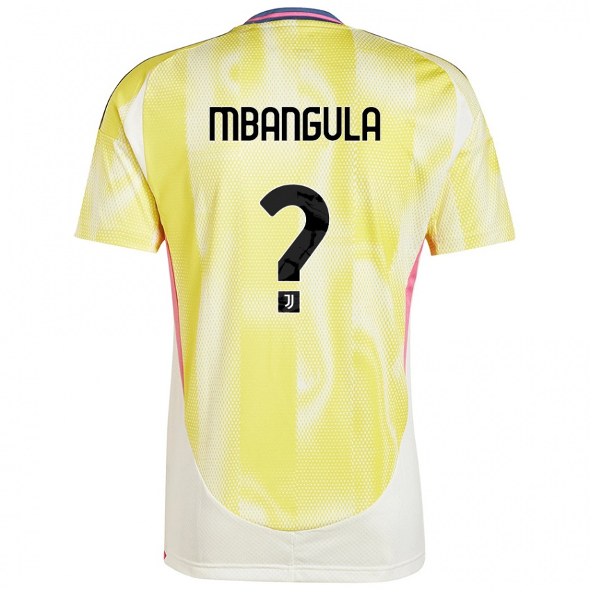 Niño Camiseta Samuel Mbangula #0 Amarillo Solar 2ª Equipación 2024/25 La Camisa