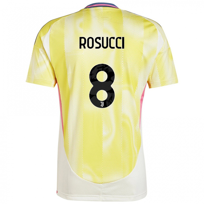 Niño Camiseta Martina Rosucci #8 Amarillo Solar 2ª Equipación 2024/25 La Camisa