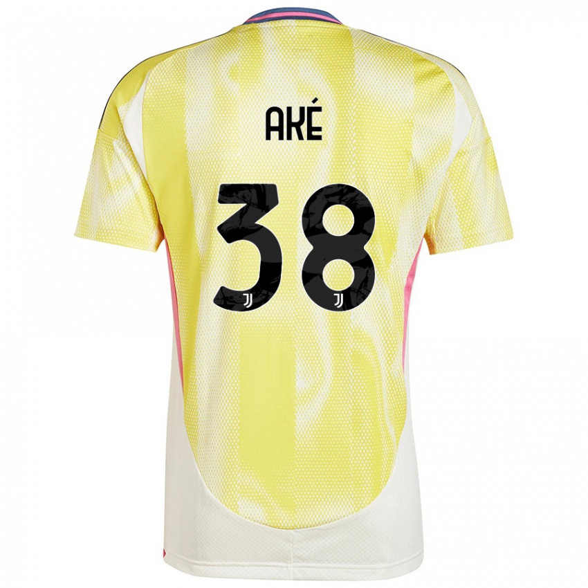 Niño Camiseta Marley Ake #38 Amarillo Solar 2ª Equipación 2024/25 La Camisa