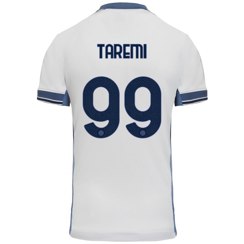 Niño Camiseta Mehdi Taremi #99 Blanco Gris 2ª Equipación 2024/25 La Camisa