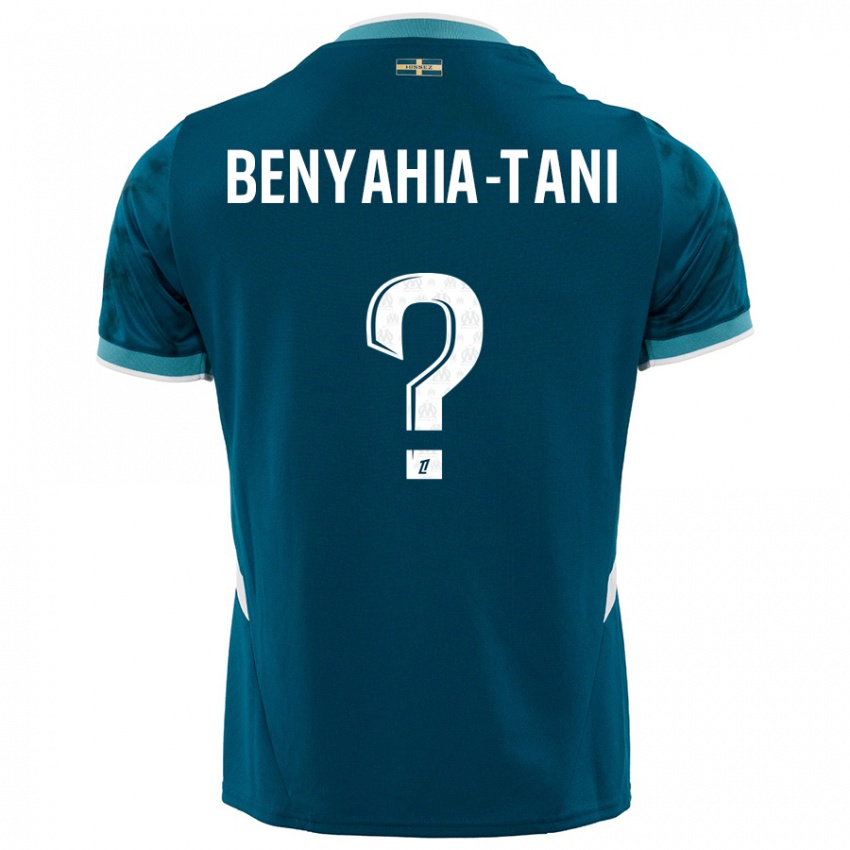 Niño Camiseta Aylan Benyahia-Tani #0 Azul Turquesa 2ª Equipación 2024/25 La Camisa