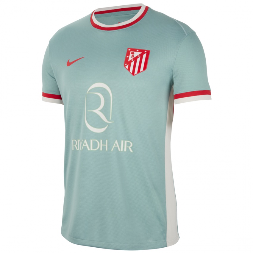 Niño Camiseta Mariano Gómez #4 Beige Claro Azul 2ª Equipación 2024/25 La Camisa