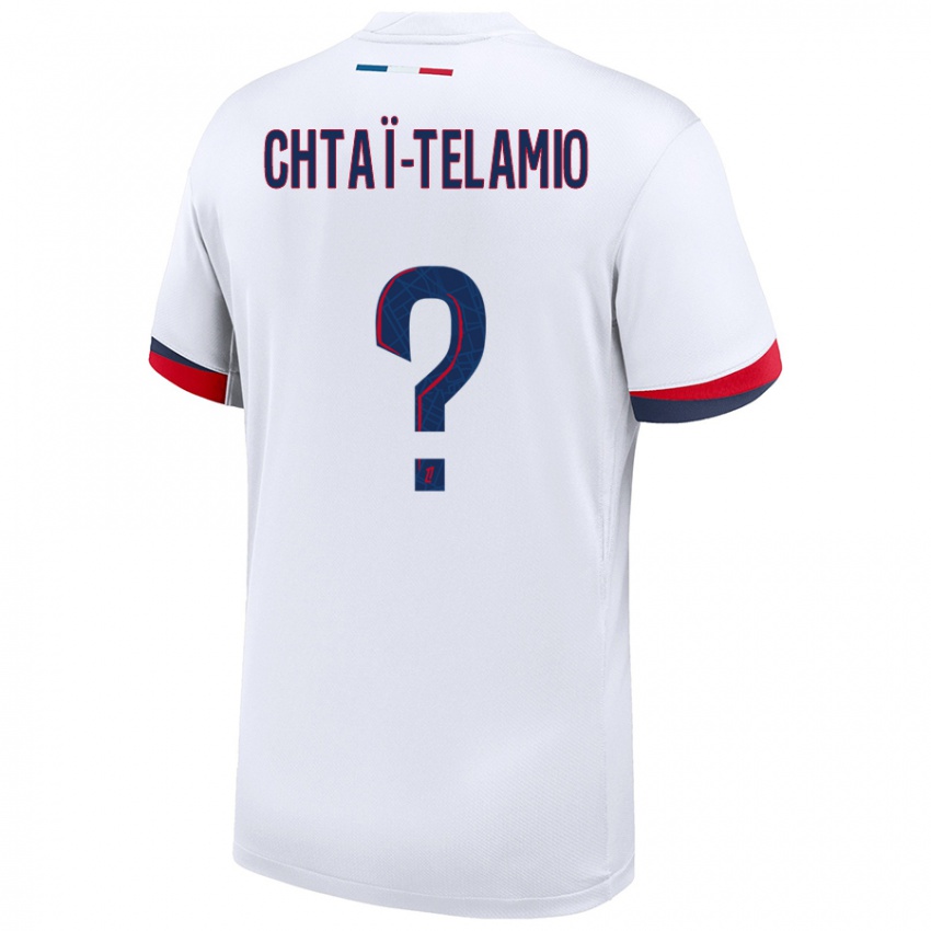 Niño Camiseta Zayon Chtaï-Telamio #0 Blanco Azul Rojo 2ª Equipación 2024/25 La Camisa