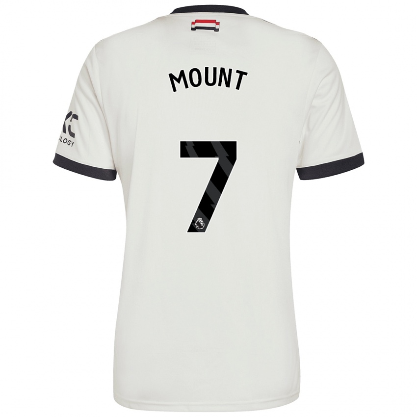 Niño Camiseta Mason Mount #7 Blanquecino Equipación Tercera 2024/25 La Camisa