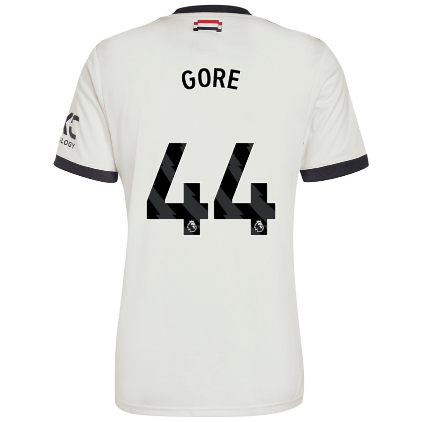 Niño Camiseta Daniel Gore #44 Blanquecino Equipación Tercera 2024/25 La Camisa