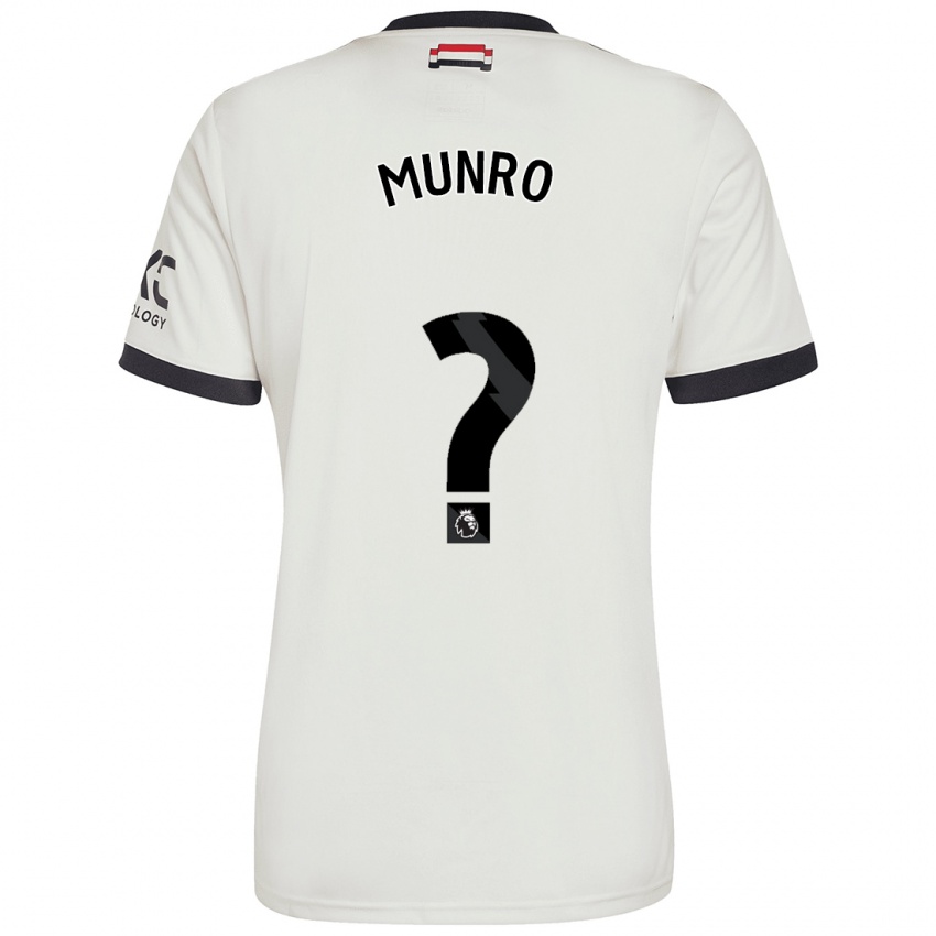 Niño Camiseta Reece Munro #0 Blanquecino Equipación Tercera 2024/25 La Camisa