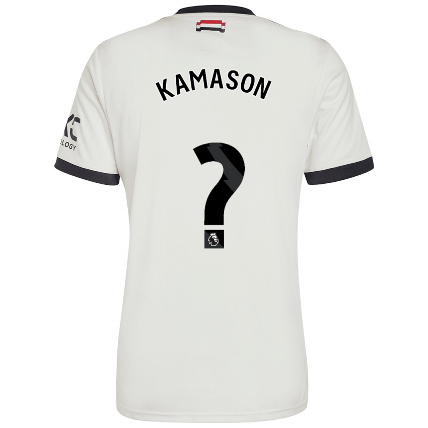 Niño Camiseta Jaydan Kamason #0 Blanquecino Equipación Tercera 2024/25 La Camisa