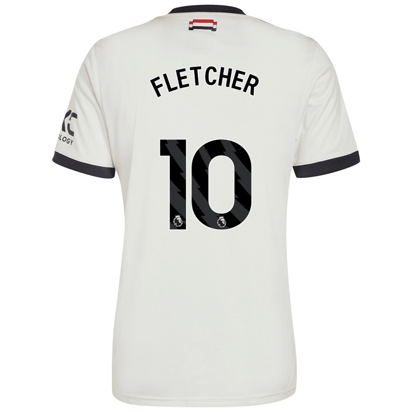 Niño Camiseta Jack Fletcher #10 Blanquecino Equipación Tercera 2024/25 La Camisa