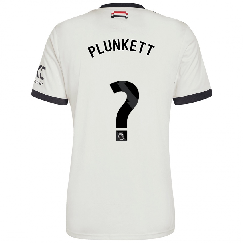 Niño Camiseta Dante Plunkett #0 Blanquecino Equipación Tercera 2024/25 La Camisa