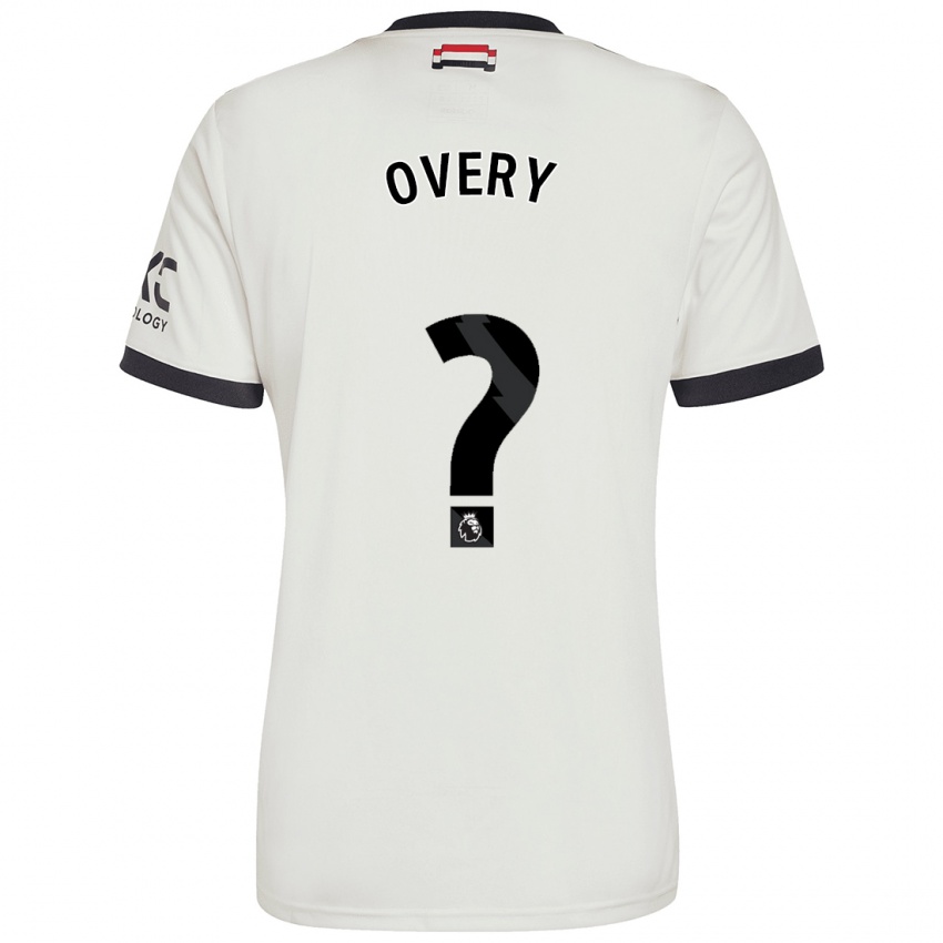 Niño Camiseta James Overy #0 Blanquecino Equipación Tercera 2024/25 La Camisa