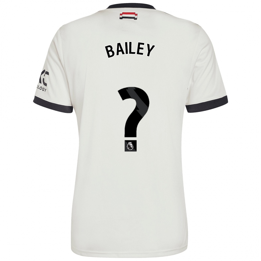 Niño Camiseta James Bailey #0 Blanquecino Equipación Tercera 2024/25 La Camisa