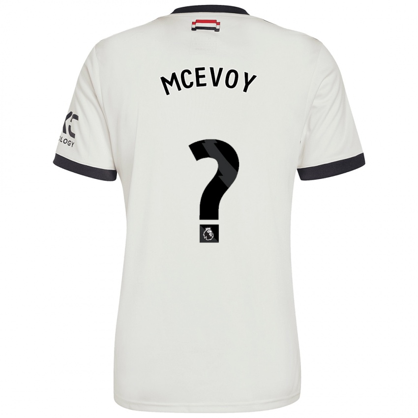 Niño Camiseta Jay Mcevoy #0 Blanquecino Equipación Tercera 2024/25 La Camisa