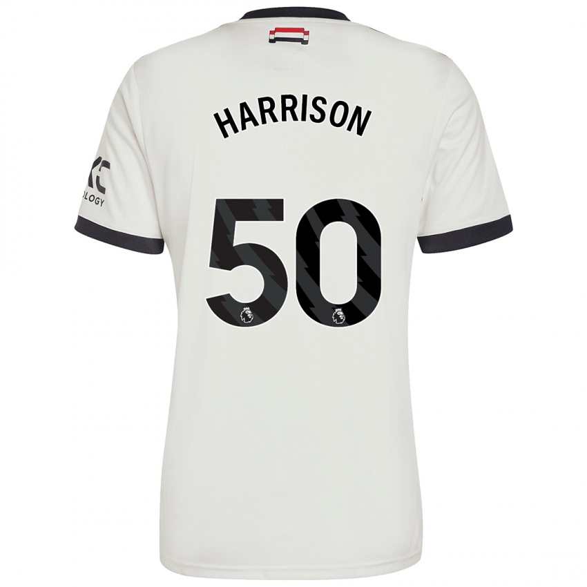 Niño Camiseta Elyh Harrison #50 Blanquecino Equipación Tercera 2024/25 La Camisa