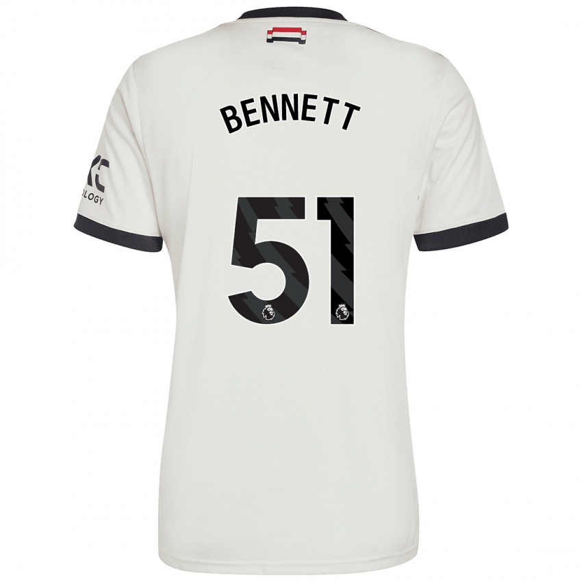 Niño Camiseta Rhys Bennett #51 Blanquecino Equipación Tercera 2024/25 La Camisa