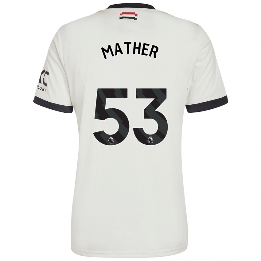 Niño Camiseta Sam Mather #53 Blanquecino Equipación Tercera 2024/25 La Camisa