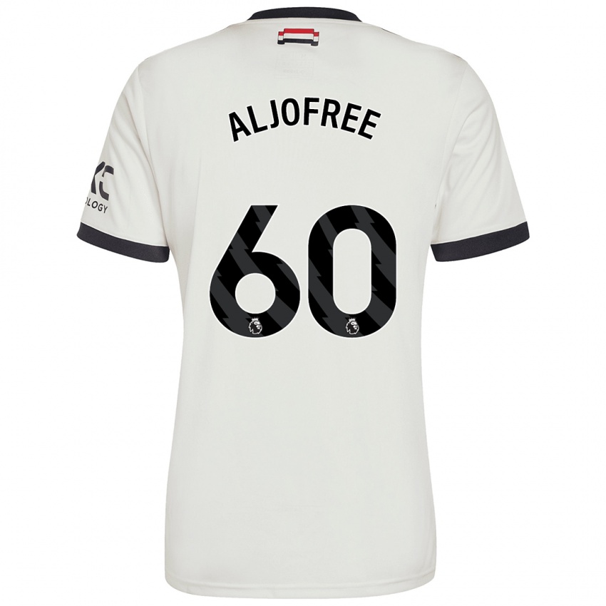 Niño Camiseta Sonny Aljofree #60 Blanquecino Equipación Tercera 2024/25 La Camisa