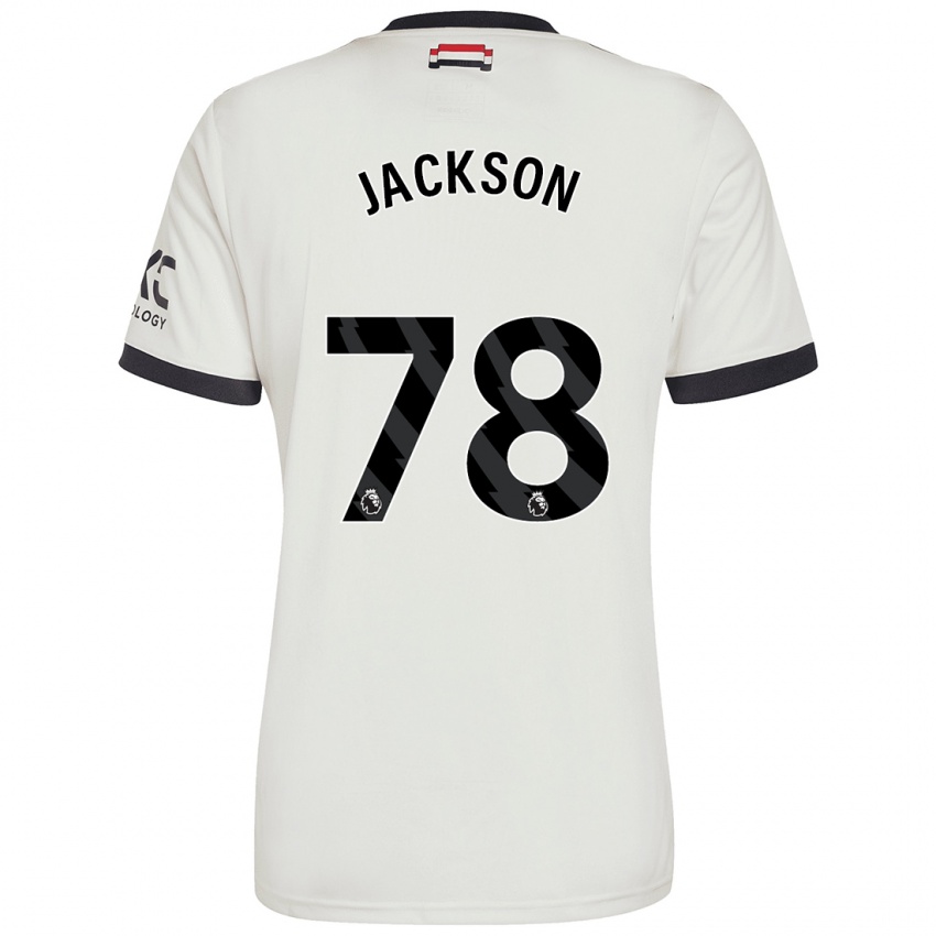 Niño Camiseta Louis Jackson #78 Blanquecino Equipación Tercera 2024/25 La Camisa