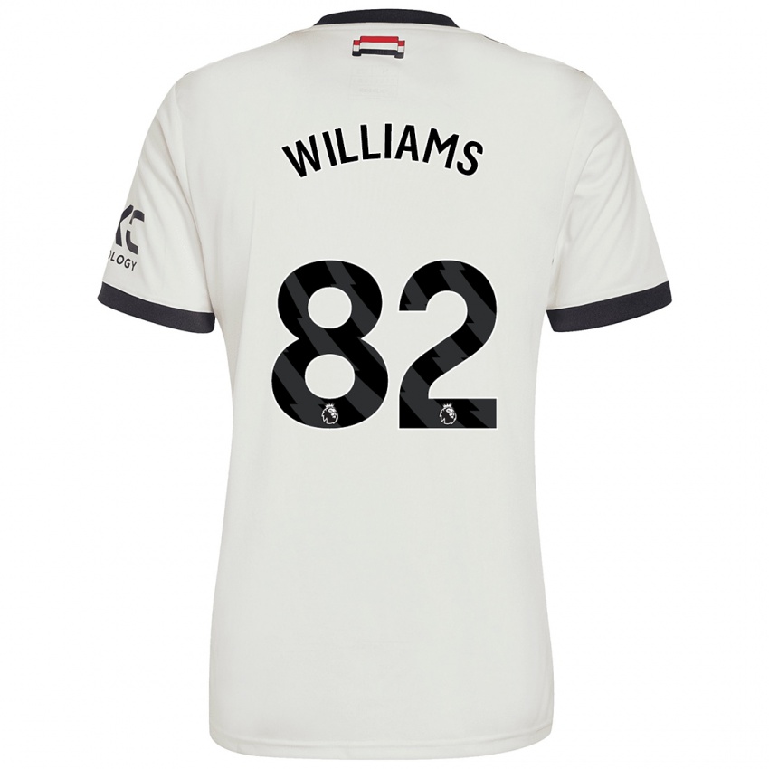 Niño Camiseta Ethan Williams #82 Blanquecino Equipación Tercera 2024/25 La Camisa