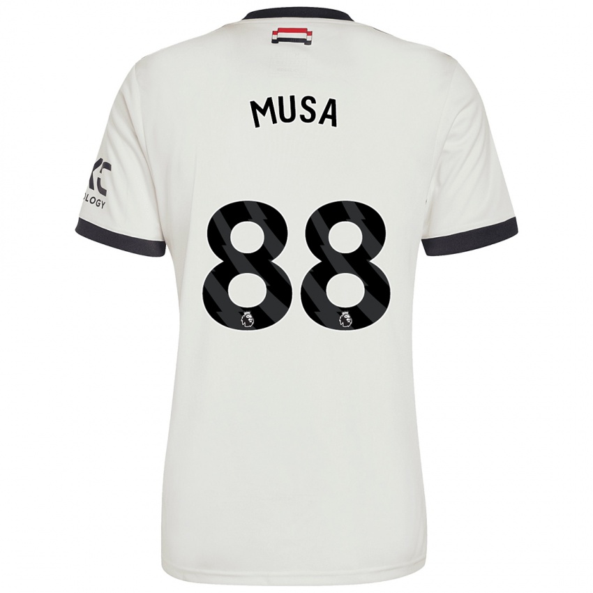 Niño Camiseta Victor Musa #88 Blanquecino Equipación Tercera 2024/25 La Camisa