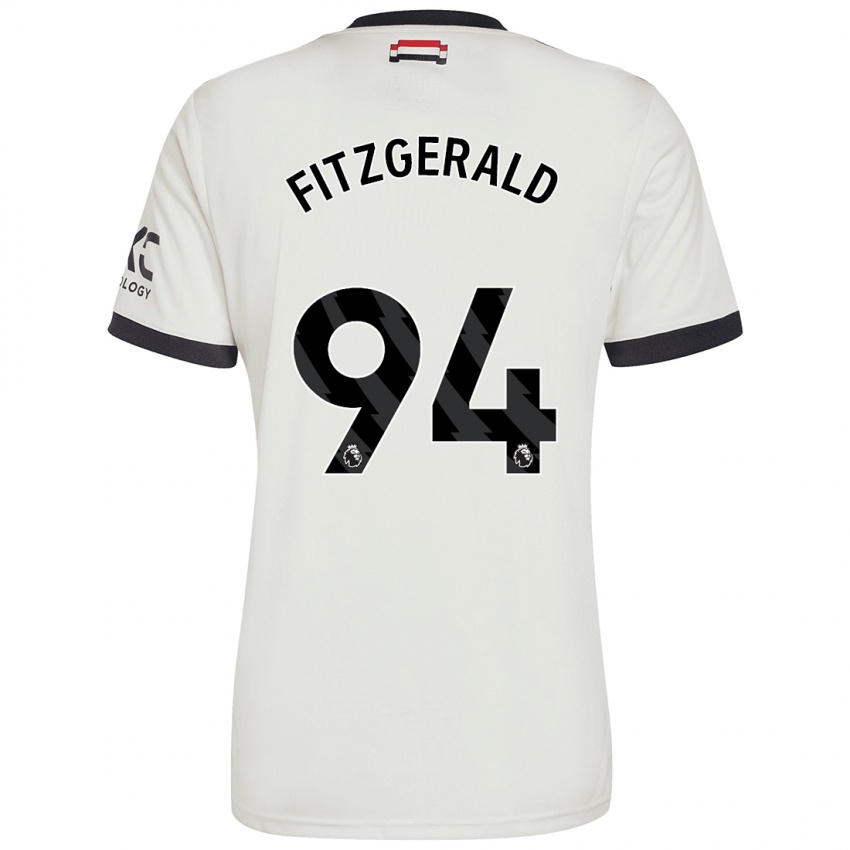 Niño Camiseta Jayce Fitzgerald #94 Blanquecino Equipación Tercera 2024/25 La Camisa